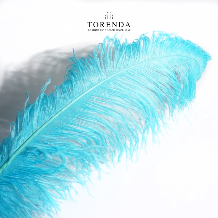 Torenda Feathers Payet Bulu Ostrich / Swan / Bulu Kasuari Tangkai - Varian warna 2 / PCS
