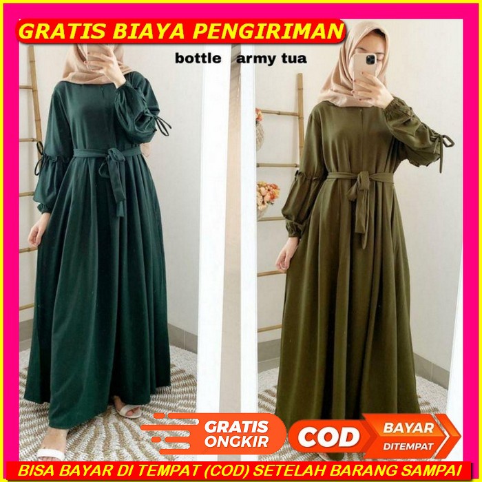 Tys 1023 Baju Gamis Wanita Muslim Muslimah Dewasa Terbaru Lebaran 2022 Bahan Toyobo Premium By Toyus