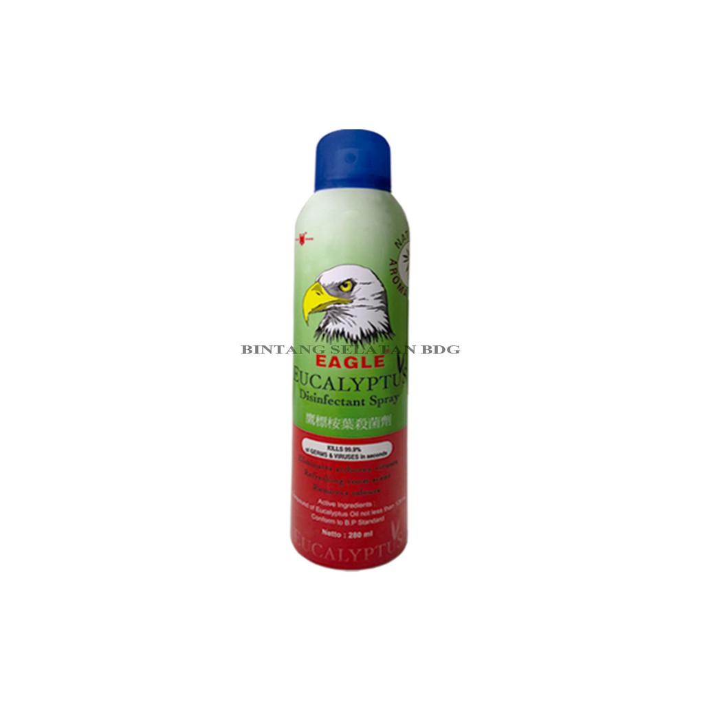 EAGLE EUCALYPTUS DISINFECTANT SPRAY 280ml PEMBUNUH KUMAN
