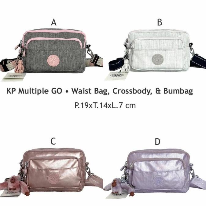 Tas Kipling Multiple Selempang Dan Tas Pinggang Grade Ori