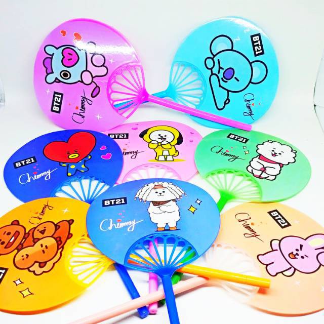 

PULPEN GEL KIPAS BESAR BTS BT21 / PULPEN GEL MOTIF KARAKTER PEN BALLPOINT