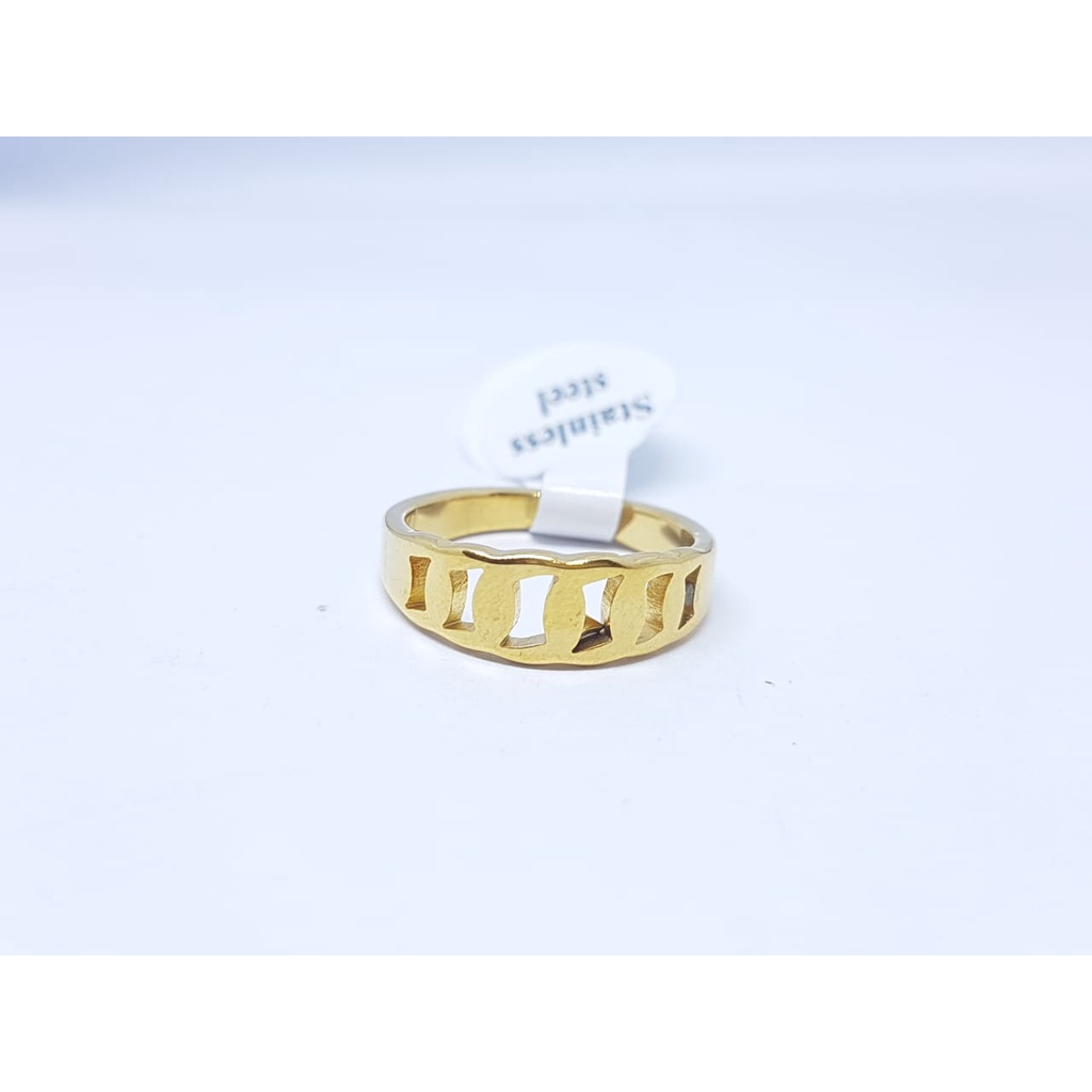 Cincin Couple Titanium ANTI KARAT SELAMANYA PGM CT144 (SATUAN)