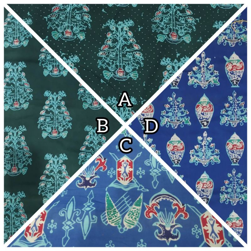Kain Batik Kalimantan Tengah Katun Cap