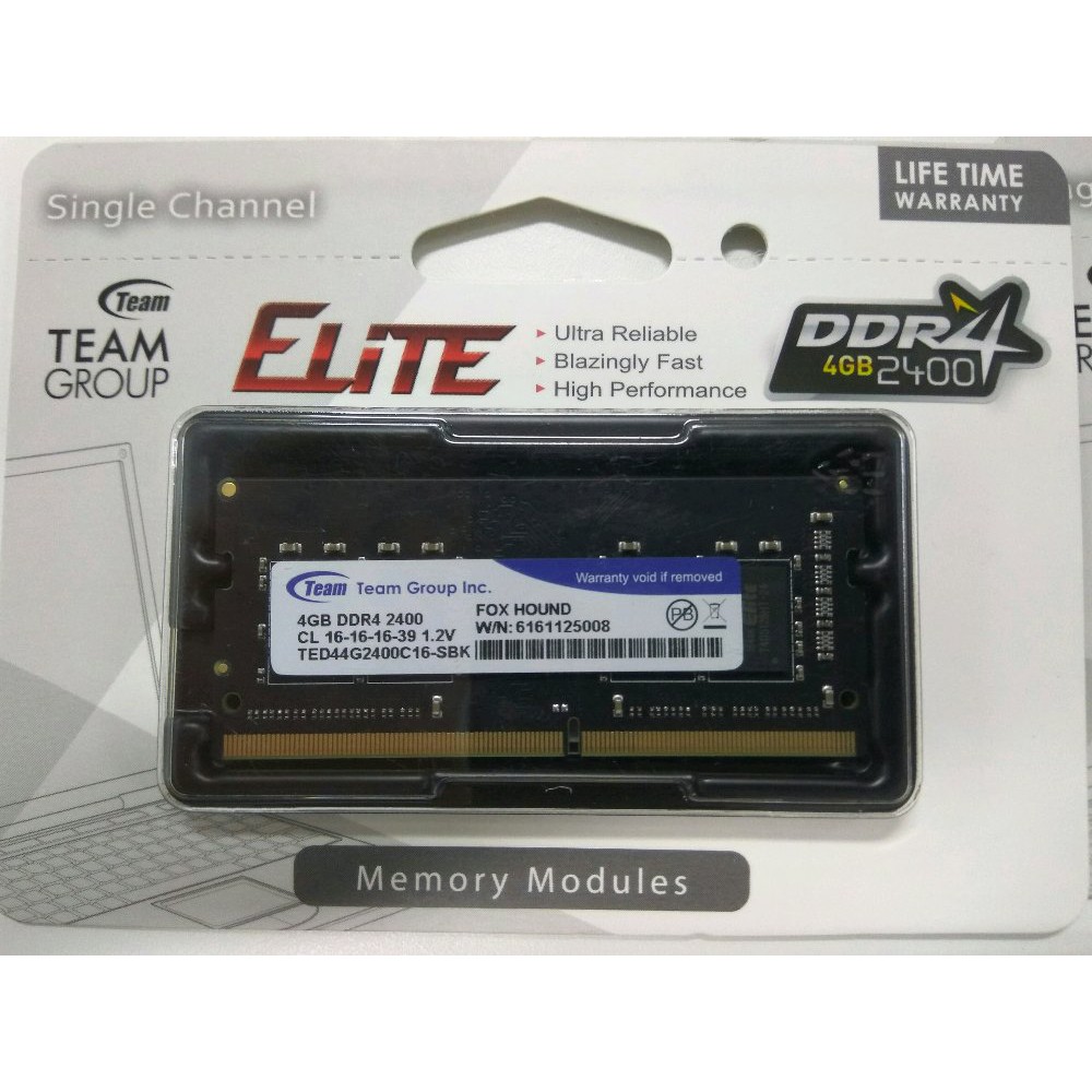 ram ddr4 team elite 4gb Terbaik