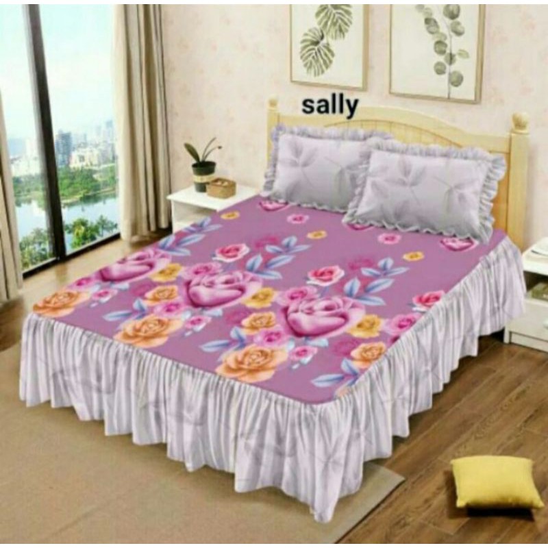 Sprei Rumbai Lady Rose 180x200 B4 King Sally