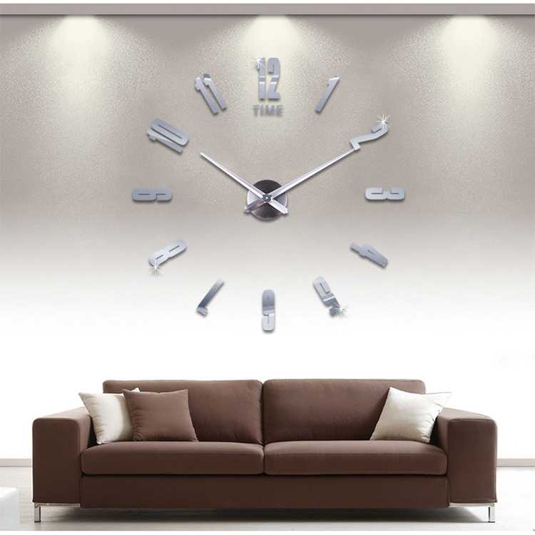 Jam Dinding DIY Giant Wall Clock Quartz Creative Design - DA06