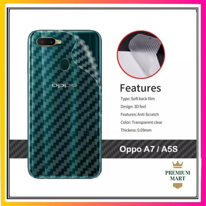 SKIN CARBON XIAOMI REDMI ANTI GORES BACK REDMI NOTE [PM]