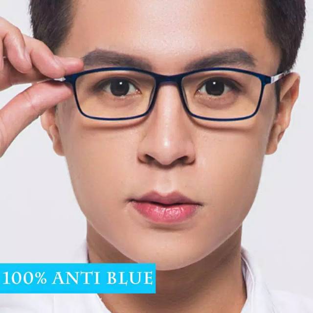 Kacamata Blue Ray Pria Wanita Lentur