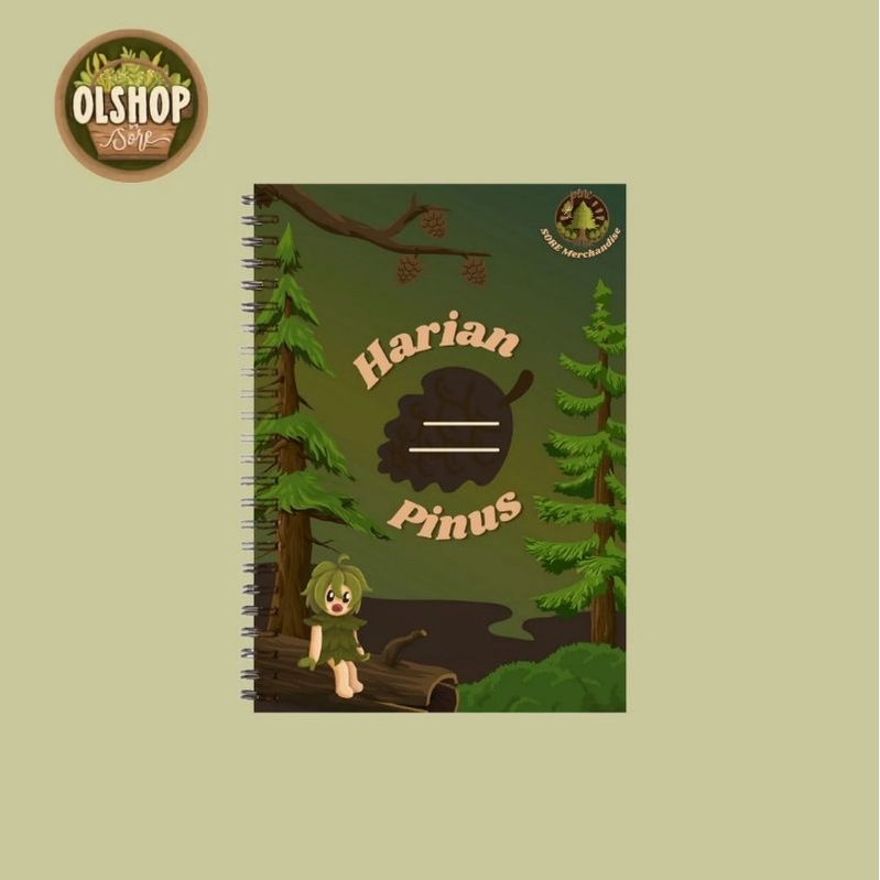 

NOTEBOOK HARIAN PINUS - OLSHOPBYSORE