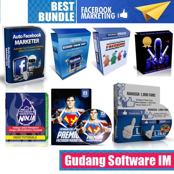 Jual Paket FB Marketing | FB to Hero | FB Domination | Rahsia 1000 B