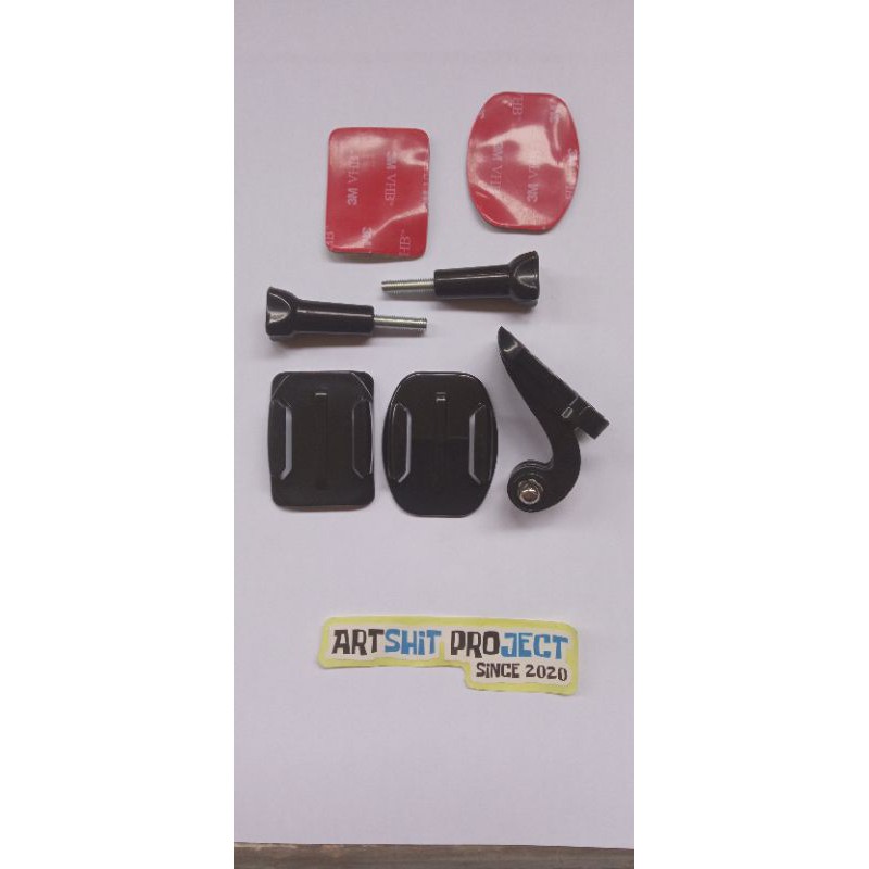 (murah) Mounting Helm / Mounting Action Cam go pro