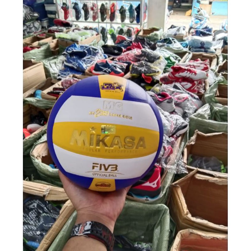 Mikasa super gold PREMIUM IMPOR-bola voli KW 1-bola voli latihan super murah