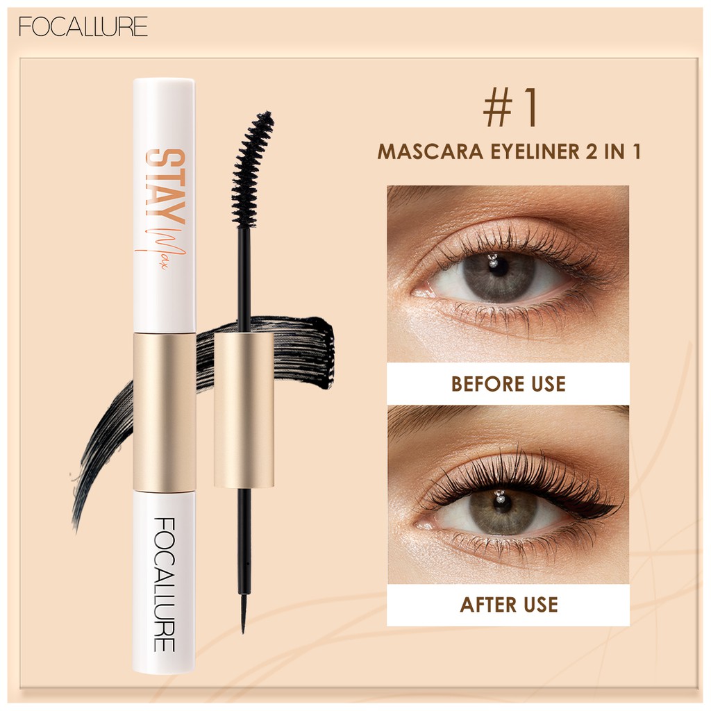 Focallure Staymax Waterproof Volumizing Mascara Focallure Maskara Focallure Mascara Waterproof Shopee Indonesia