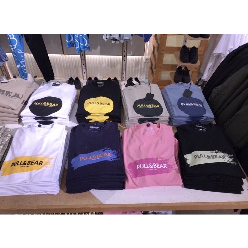 kaos cowok pull&bear original store