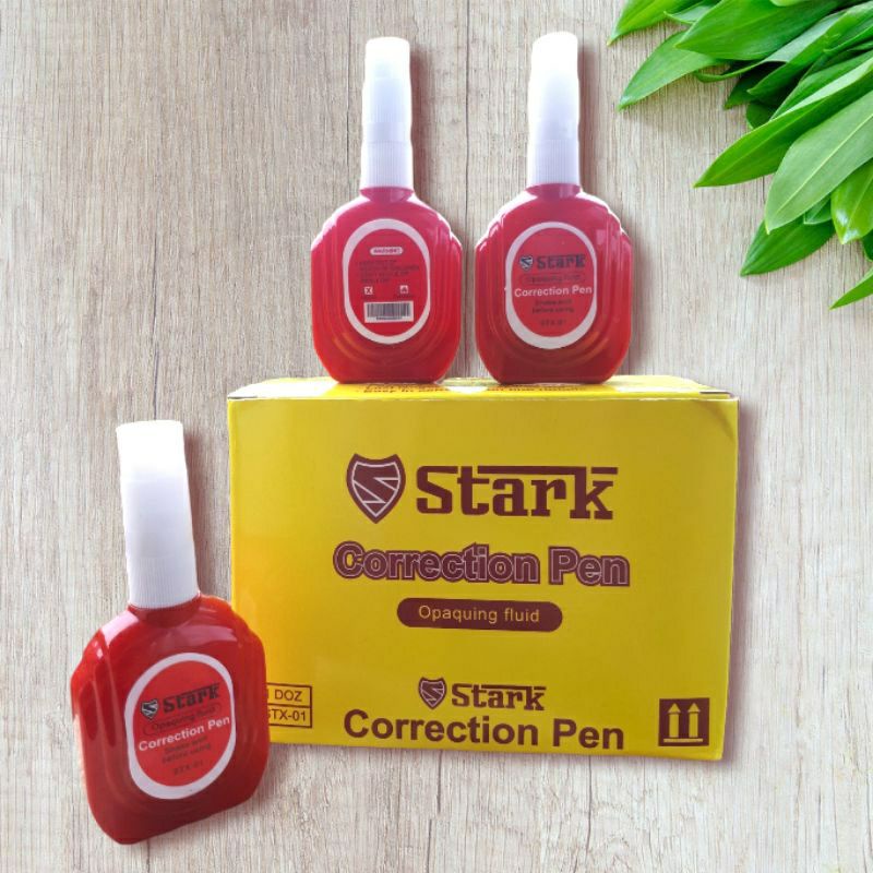 Tip-X Correction Pen GM-80 dan Stark Jasco Merah