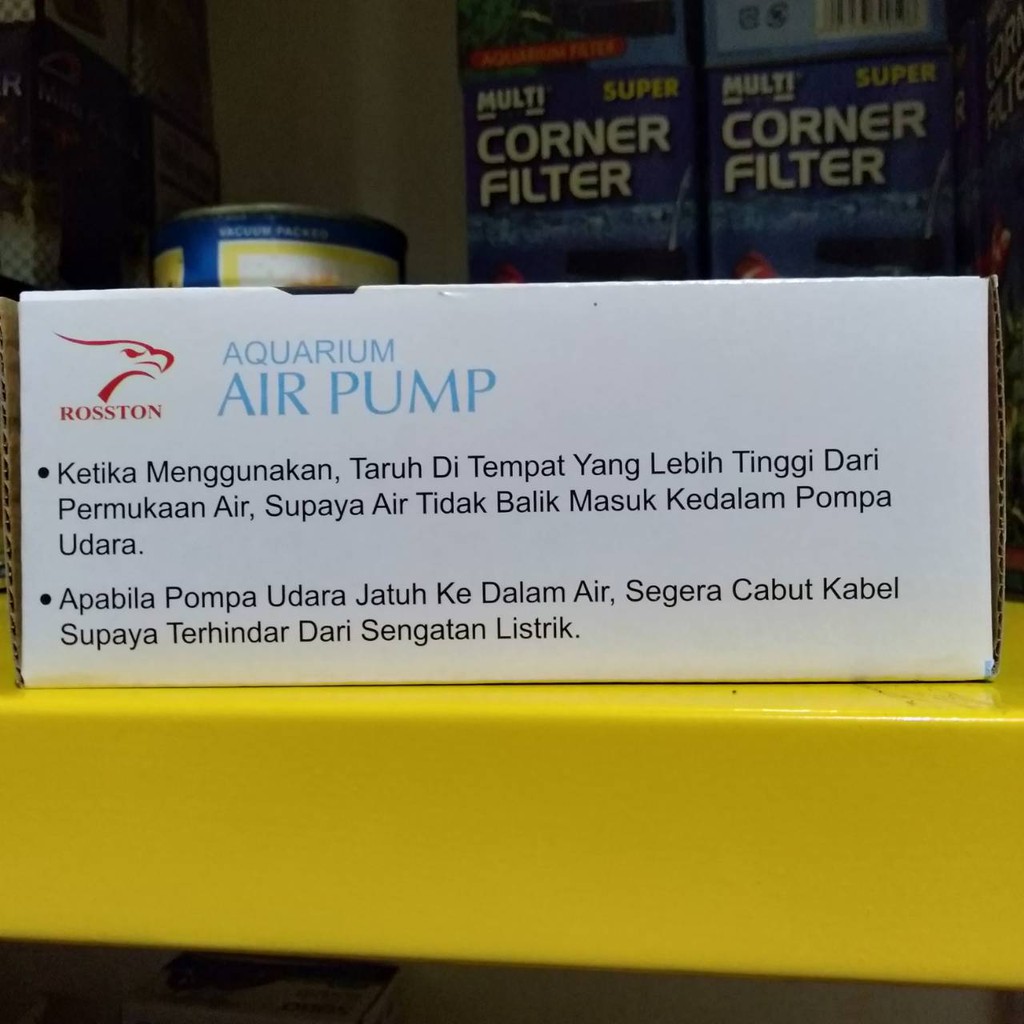 ROSTON / ROSSTON L1 / L2 MESIN POMPA UDARA / AERATOR /  AQUARIUM AIRPUMP 1LUBANG &amp; 2LUBANG