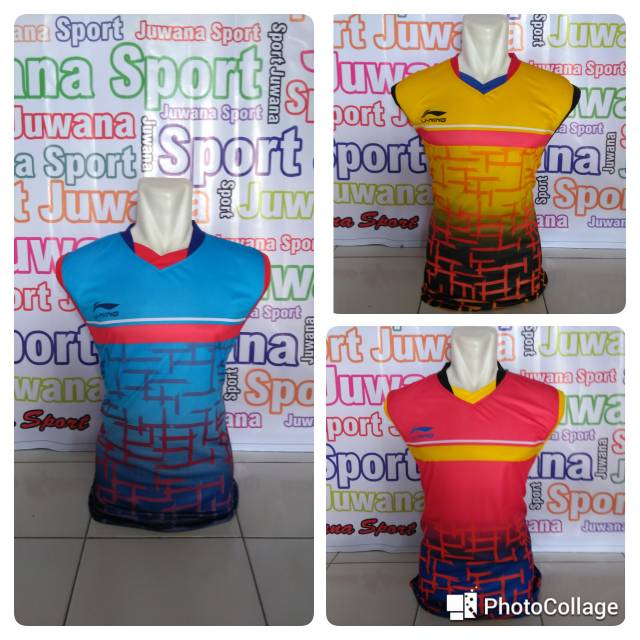 BAJU SINGLET BADMINTON BULUTANGKIS LI-NING L17 1
