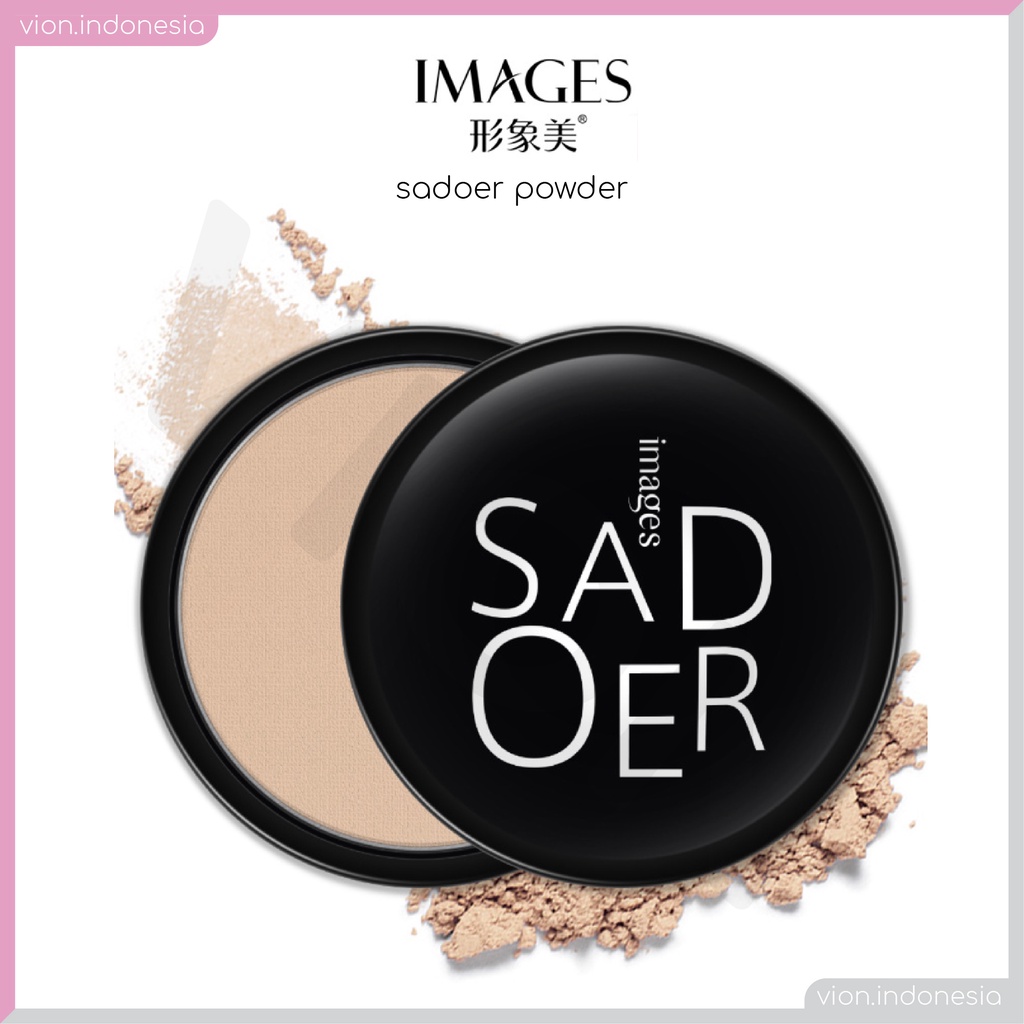 IMAGES Sadoer Powder Oil Control Bedak Padat Make Up Tahan Lama Original IM014