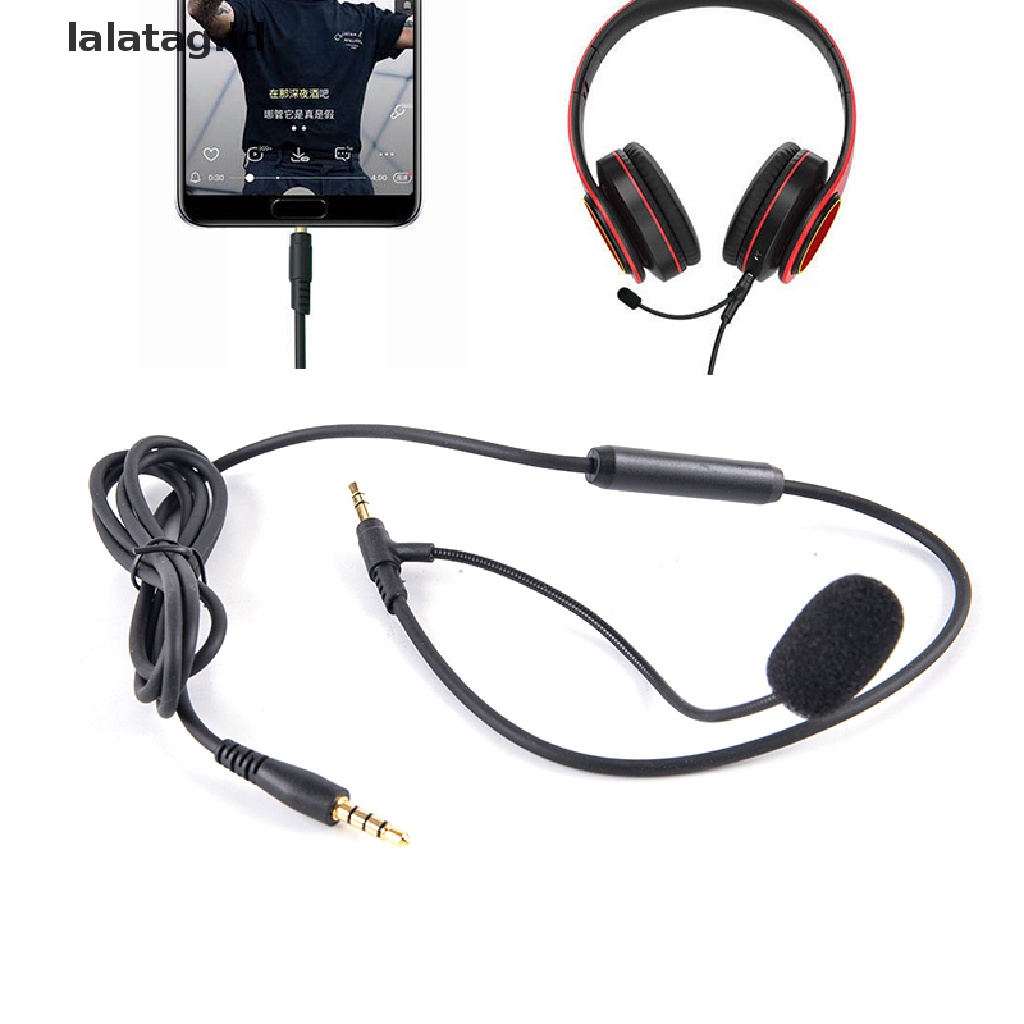 (Flyag) Headset Gaming Kabel 1.2M Dengan Mic Kondenser Untuk Handphone / PC (ID)