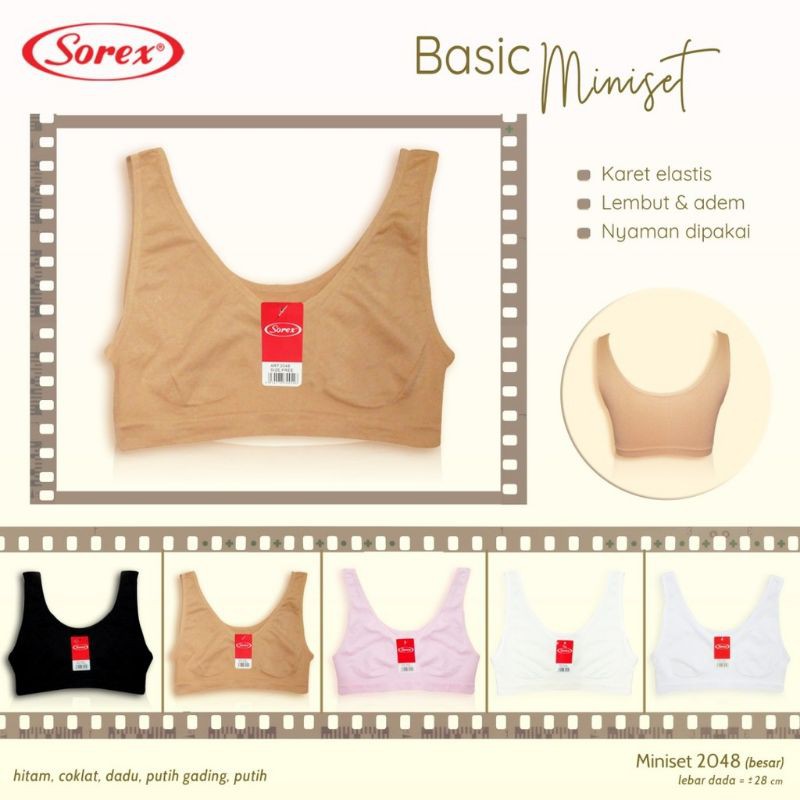 SOREX Young Miniset Basic Anak Y2048 Free size SIZE Besar