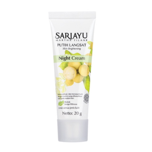 Sariayu Putih Langsat Night Cream