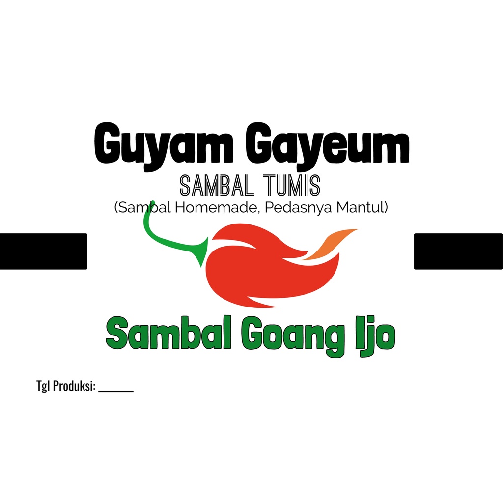 

Guyam Gayeum || Sambal Goang Ijo || 150 gr