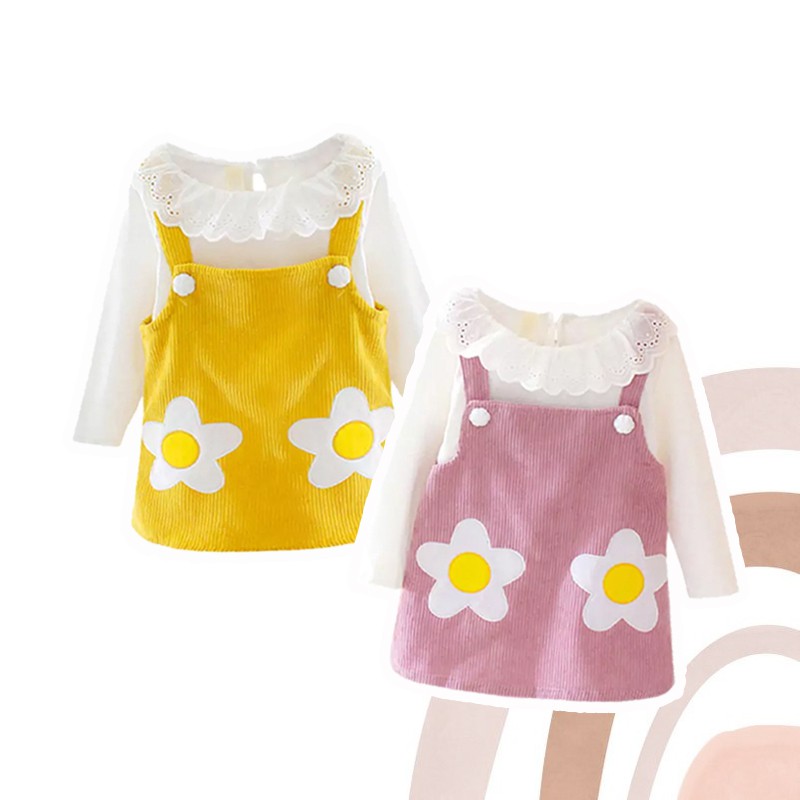 Abby Baby - Long Sunny Corduroy Dress / Terusan Bayi