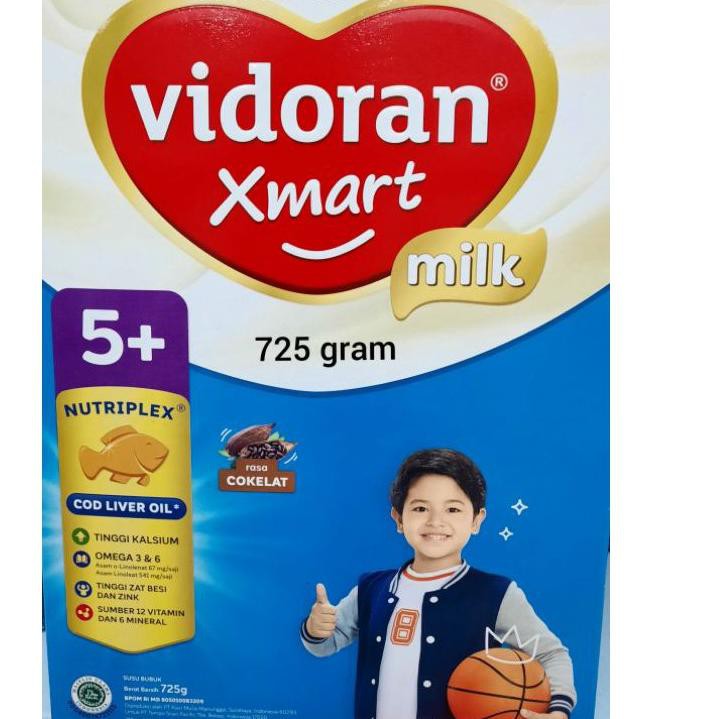 ✥ vidoran smart 5+ 725gram Coklat dan susu vidoran smart +5 ♞