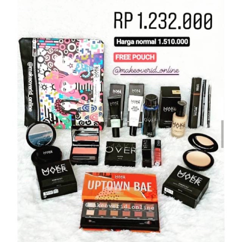 

PAKET SESERAHAN TANPA EYESHADOW TAKPA FREE POUCH