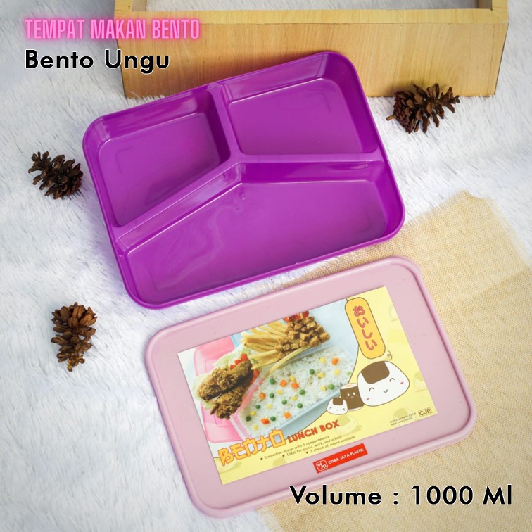 Set Kotak makan dan tas bekal aluminium foil bento lunch box anti bocor lunch bag waterproof murah