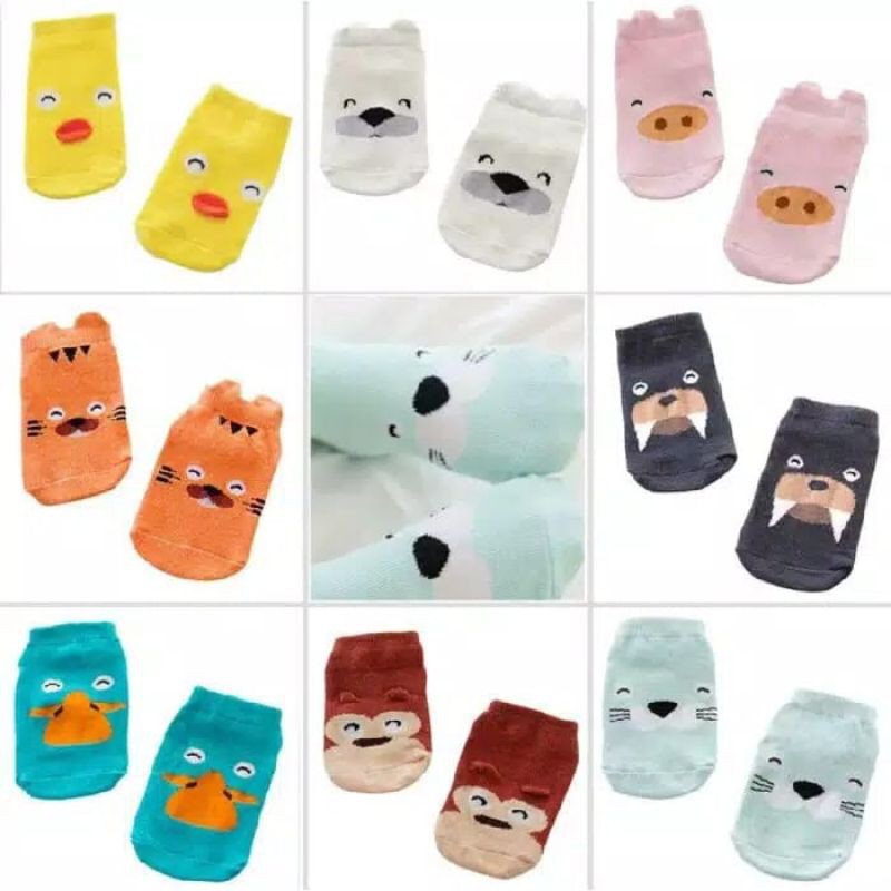 KAOS KAKI CUTE ANIMAL 3D