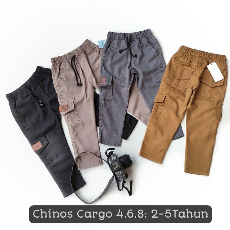 2-5Tahun Celana Panjang Chinos Chino Cargo Anak Laki Cowok 468 PROMO