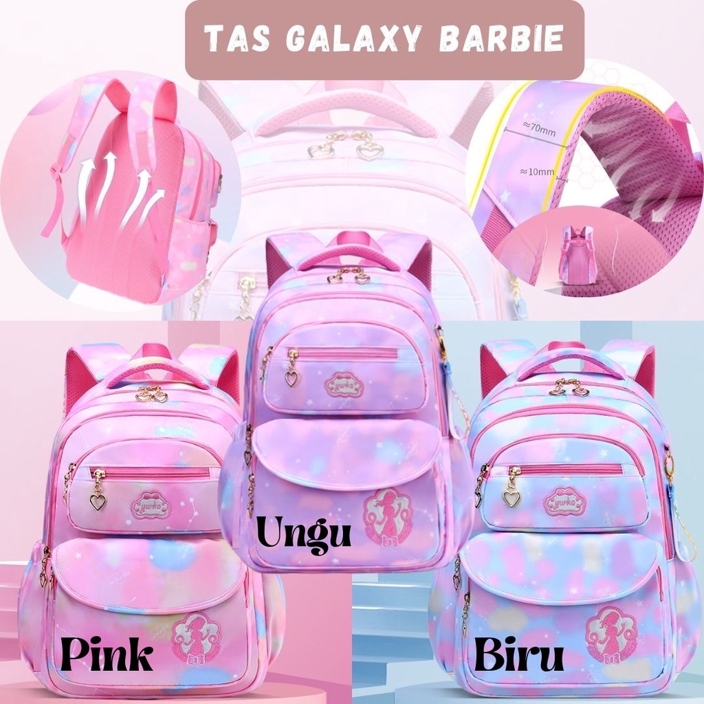 Tas Sekolah Anak Perempuan Tas Ransel Anak Tas Import TK SD SMP SMA SMK Tas Fashion Backpack Wanita Pria