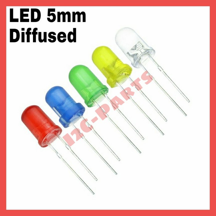 LED 5mm Dioda Diode 5 mm Diffused