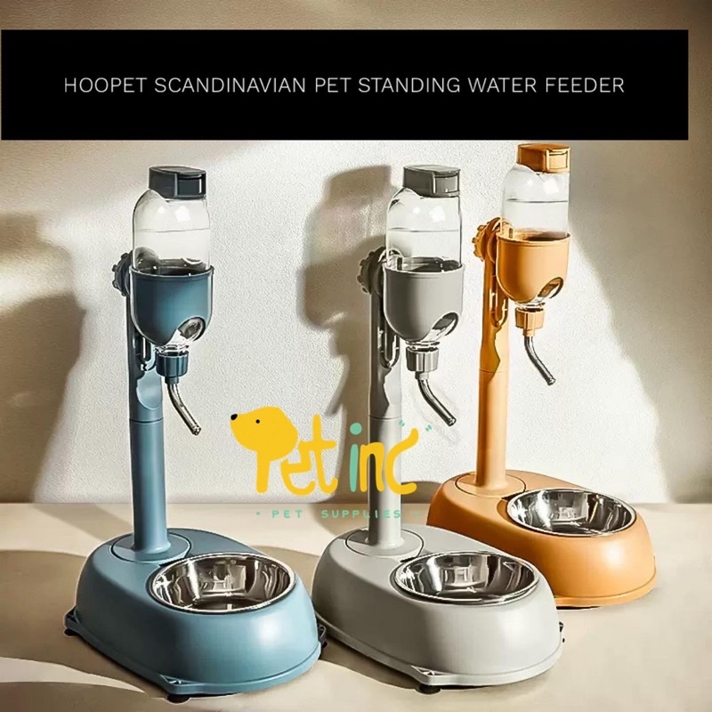 Hoopet scandinavian pet standing water feeder 500ml