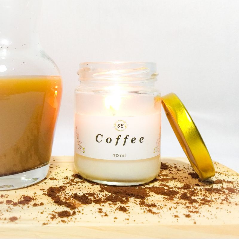 Lilin Aromaterapi Coffee - Premium Scented Candle