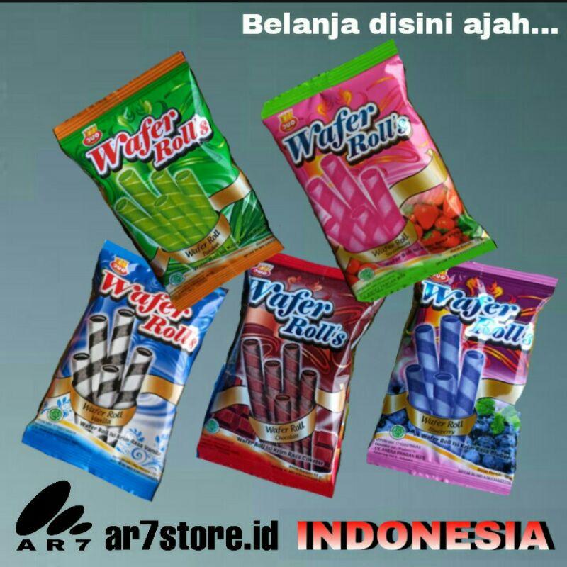 

TWIST STICK ROLL/DUO WAFER ROLL renceng isi 10 x 12 gram all varian