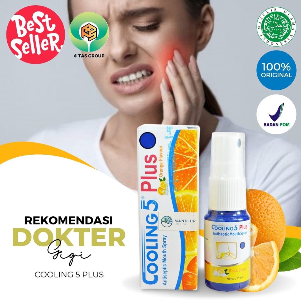COOLING 5 PLUS All Varian ~ untuk Meringankan Sakit Gigi..Sariawan..Sakit Tenggorokan