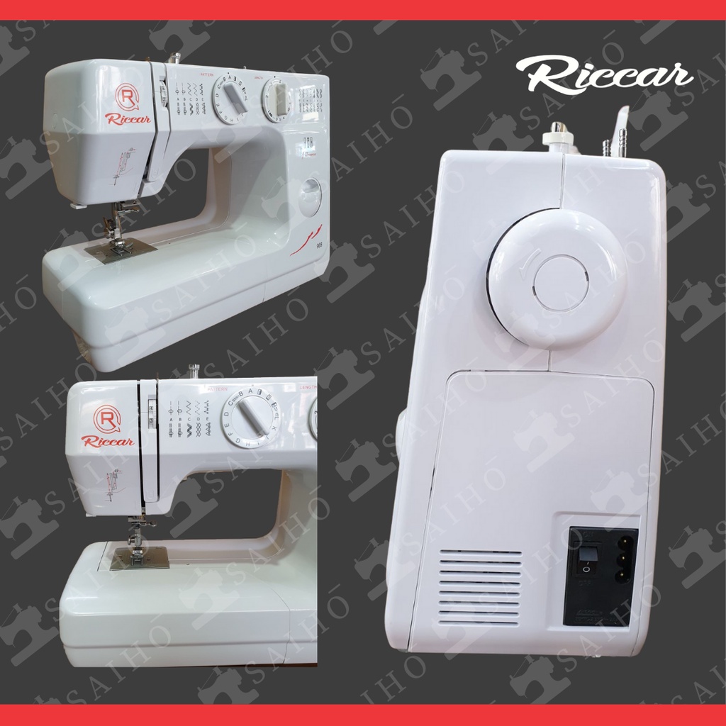 Riccar 988 Mesin Jahit Portable Multifungsi | Japan Quality