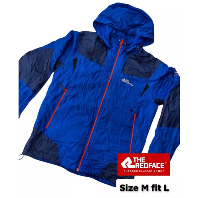 Jaket Outdoor The Red Face Waterproof original blue