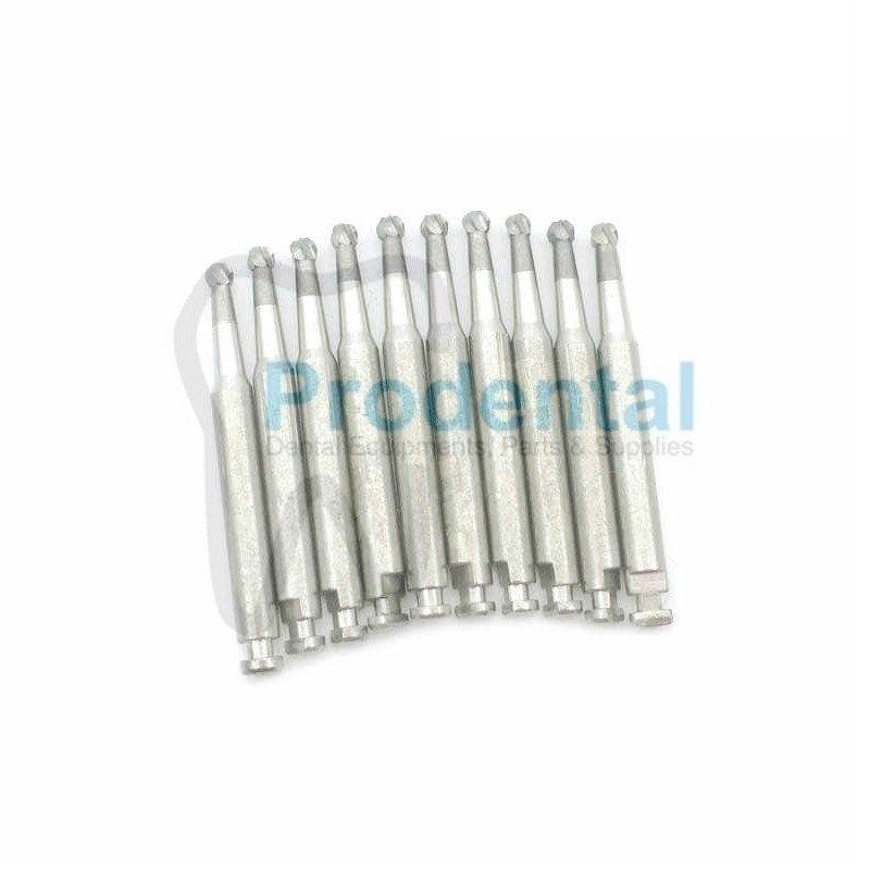 Dental Bur Metal Bulat RA-5 Low Speed Bur Tulang Carbide Tungsten Round Bur Lowspeed Bur Gigi Contra Angle