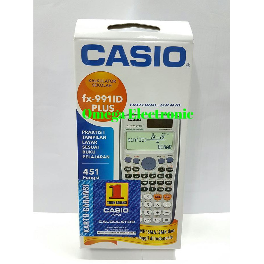 

On Sale Casio Fx 991 Id Plus - Scientific Kalkulator