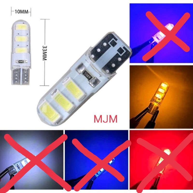 LAMPU SEN LED JELLY T10 / LAMPU SENJA LED T10 / SEN/warna kuning