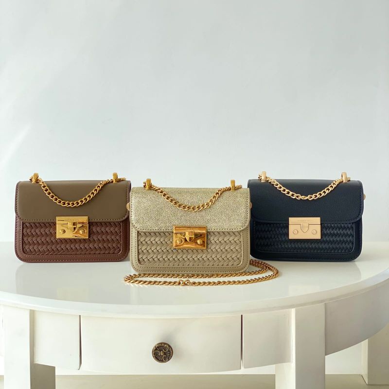 Tas Gold | Slingbag | Tas Tali Rantai | Tas Multi | Tas Kondangan | Tas Glitter | C641