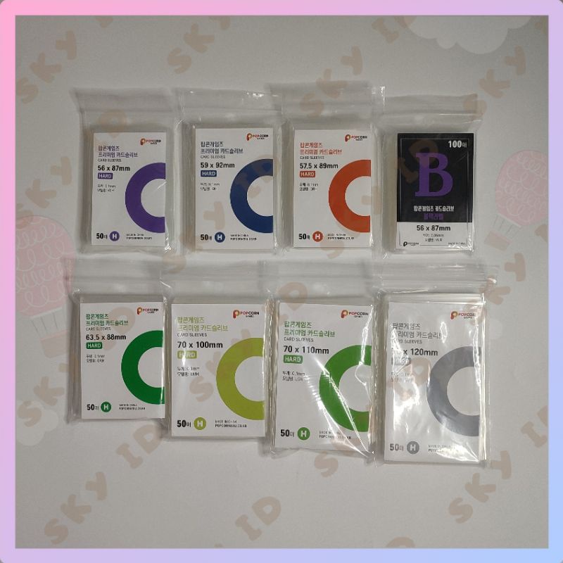 [READY STOCK] SLEEVE POPCORN POPCONE HARD FOR PC MPC & CC