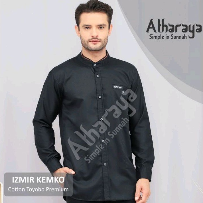 Kemeja Koko Lengan Panjang Toyobo Premium IZMIR By Atharaya