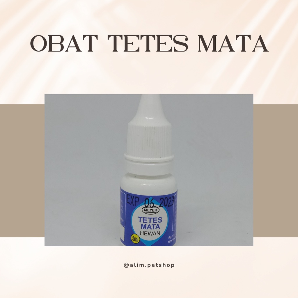 Obat Tetes Mata Multifungsi untuk Hewan