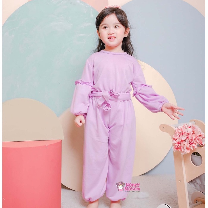 Alika One Set Anak Honeyblossom / Original Setelan One Set Anak Perempuan 1 Tahun