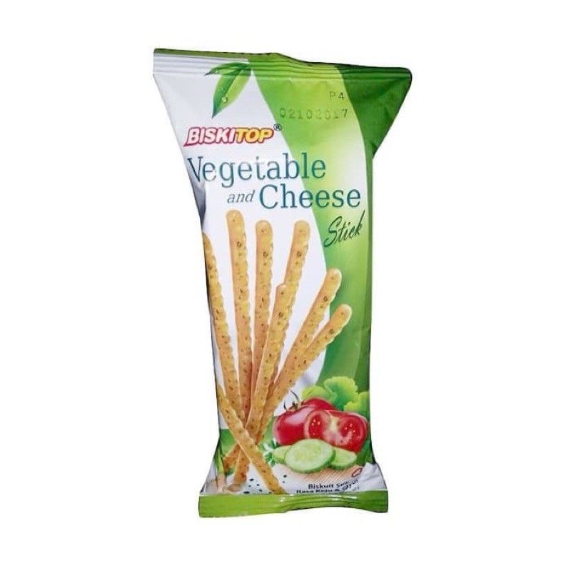 

BISKITOP Biskuit Stik Vegetable And Cheese Stick 60 gr - 5 pcs