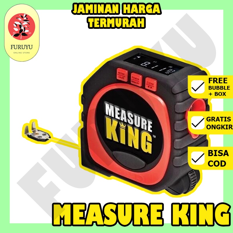 Measure King Meteran Laser Digital Meteran Digital Meteran Digital Laser Konstruksi Jarak 20M